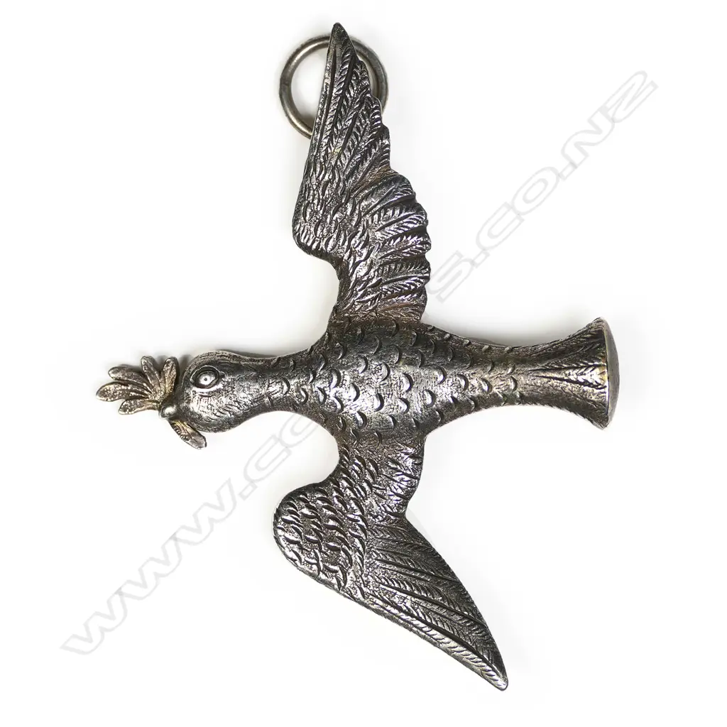 Julius Hyman (Dunedin) silver masonic jewel, Image 1++
